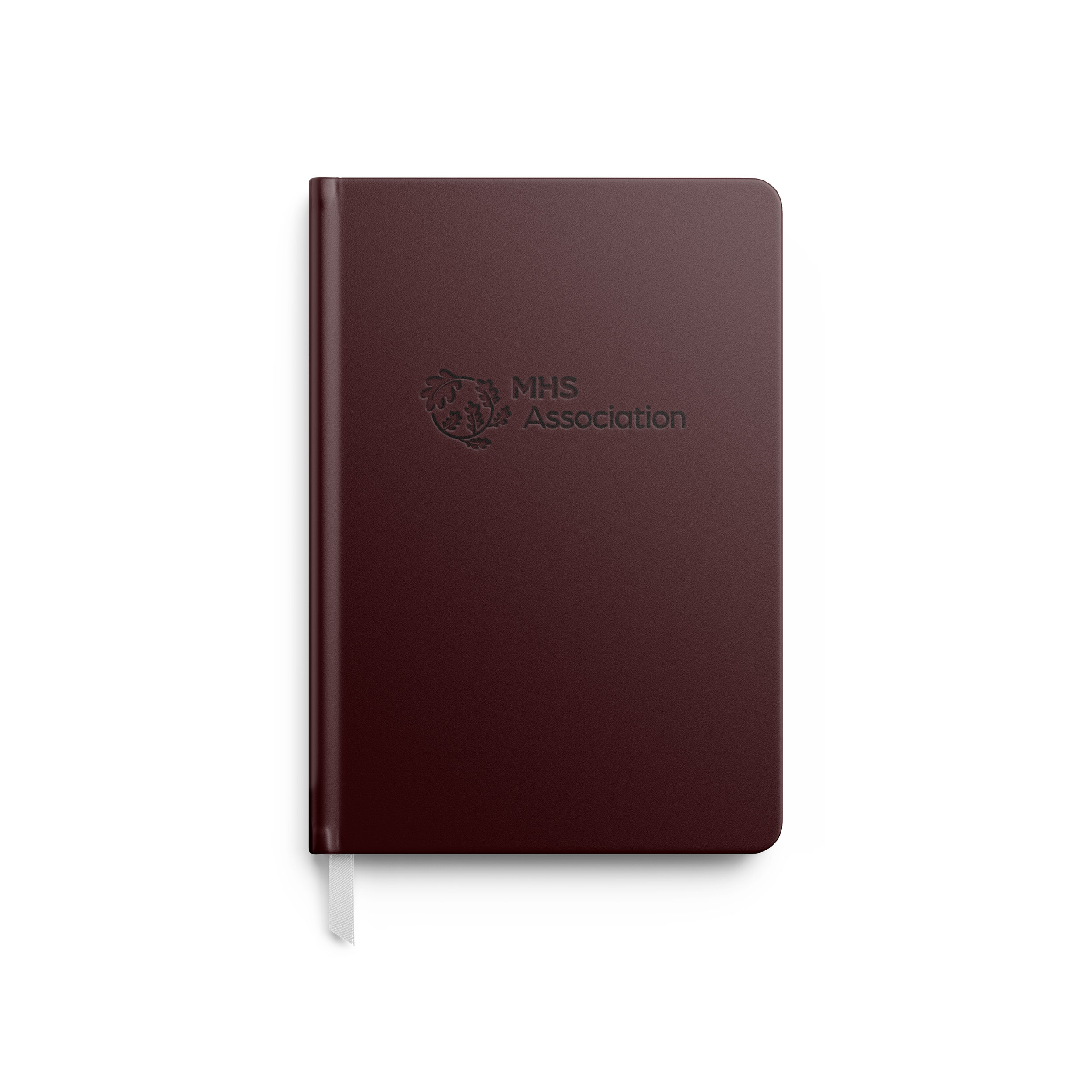 MHS-embossed-notebook Goshen Public Library bookmark